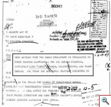Documento probatorio contra Posada por voladura de avión cubano
