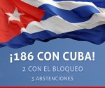 Otra victoria de Cuba y la comunidad internacional. Abajo el bloqueo.